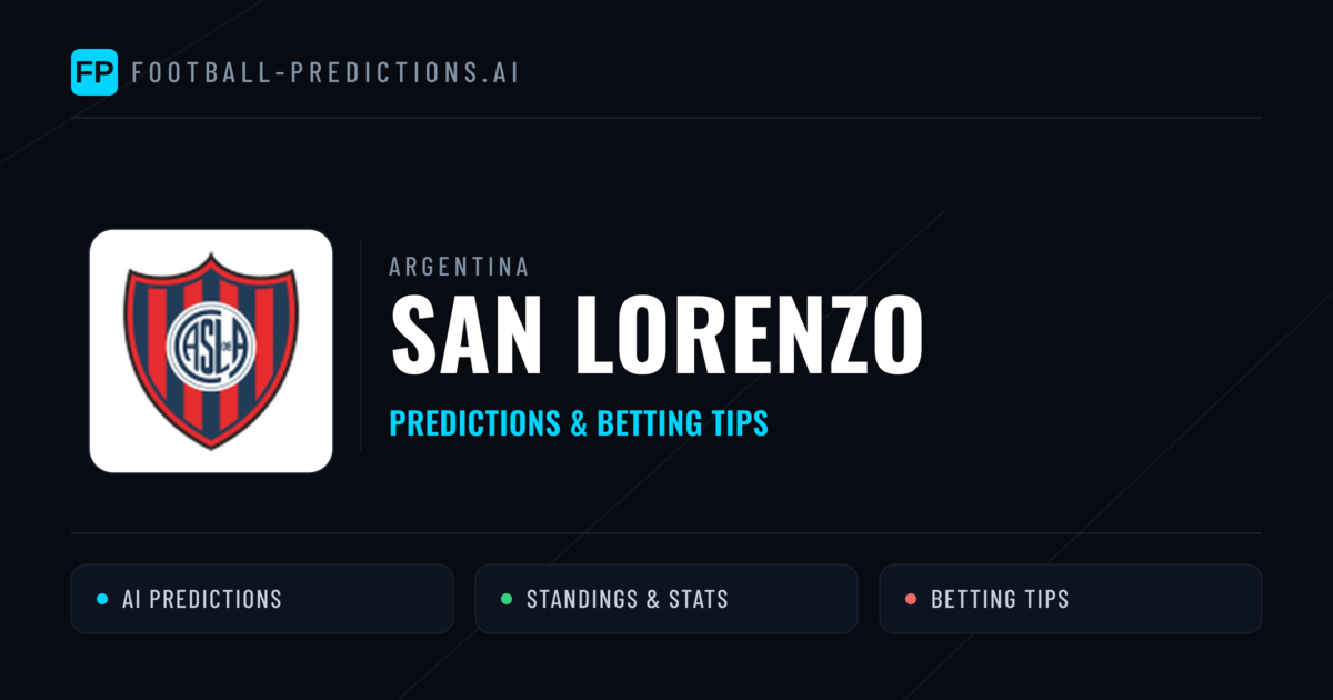 San Lorenzo Predictions & Stats