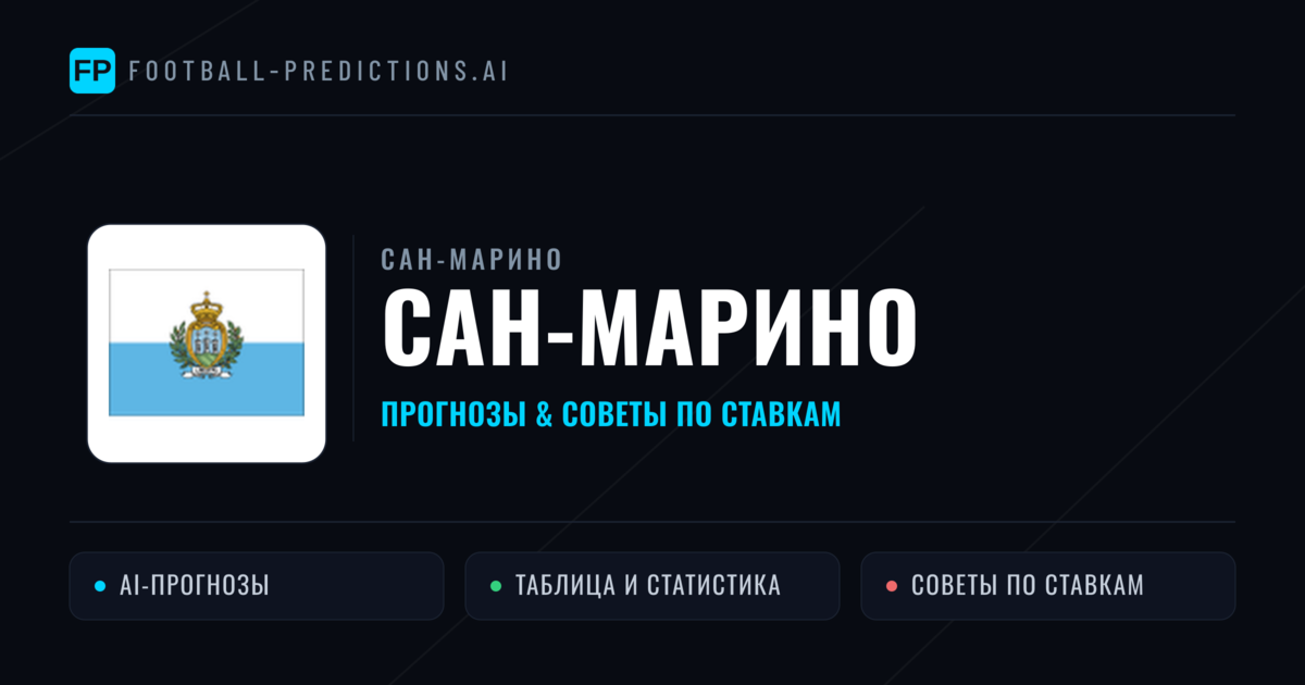 Сан-Марино прогнозы и статистика