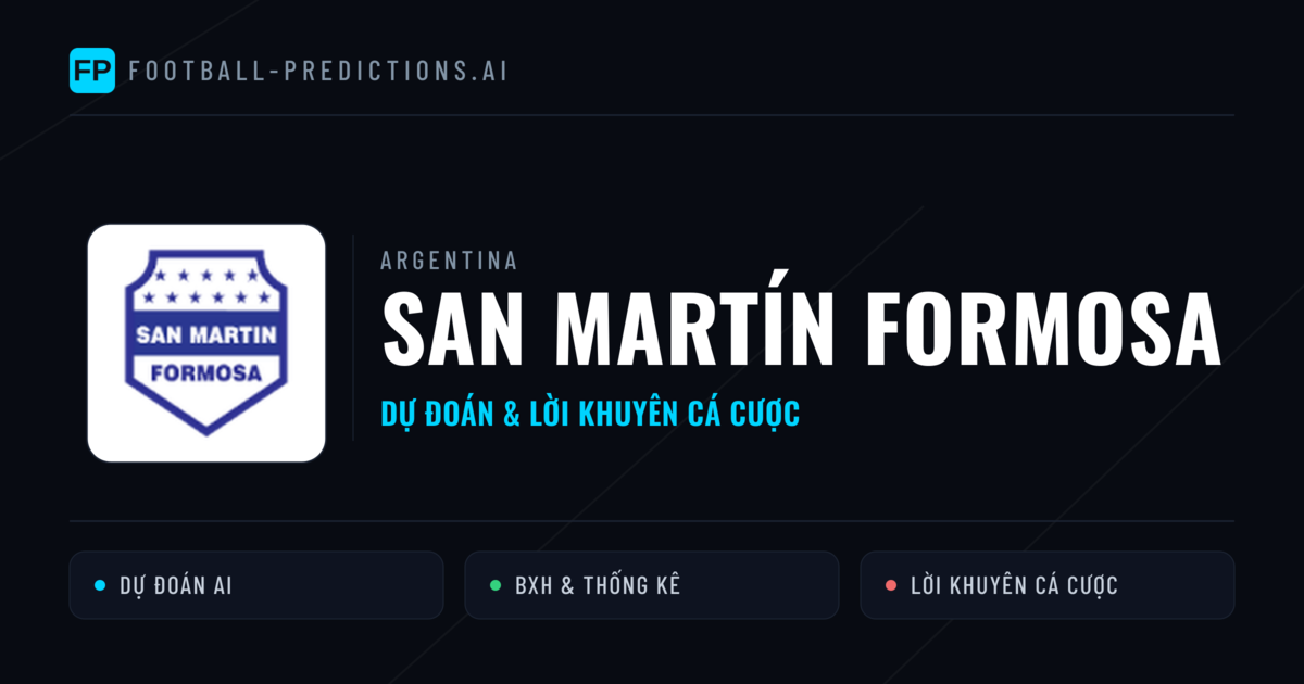 San Martín Formosa Dự đoán & Thống kê