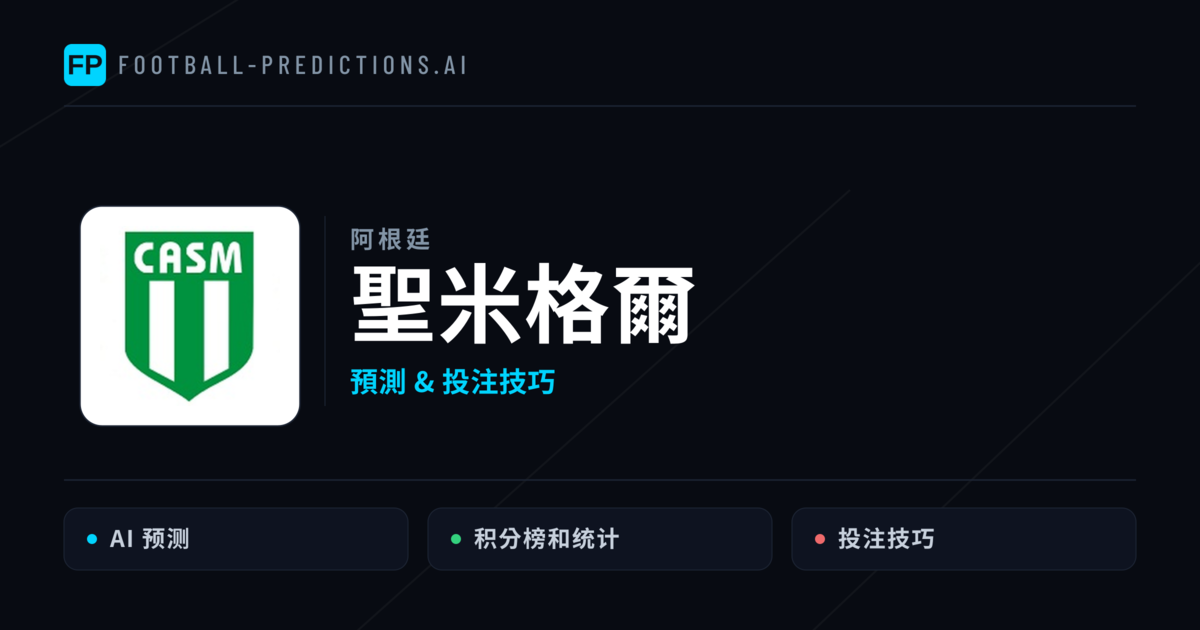聖米格爾 運彩分析|足球預測與數據