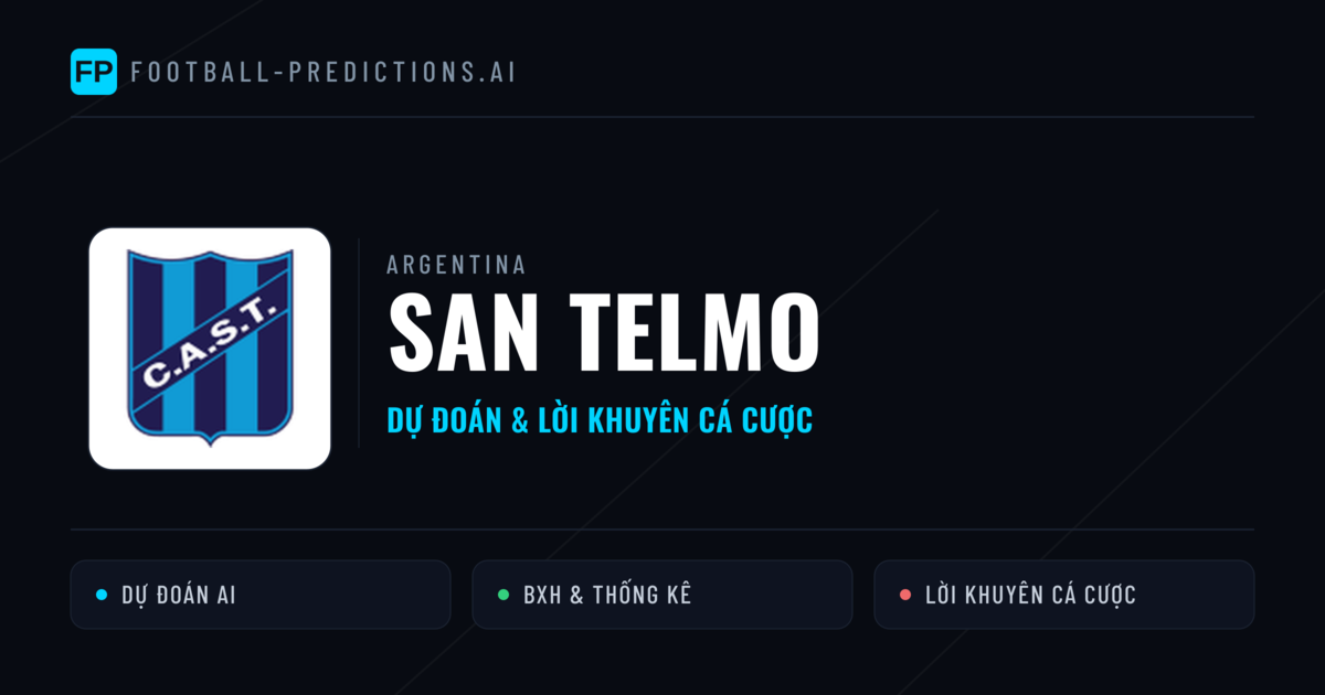San Telmo Dự đoán & Thống kê