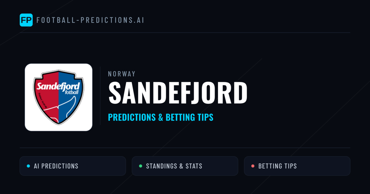 Sandefjord Predictions & Stats