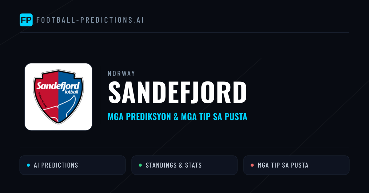 Sandefjord Predictions & Stats