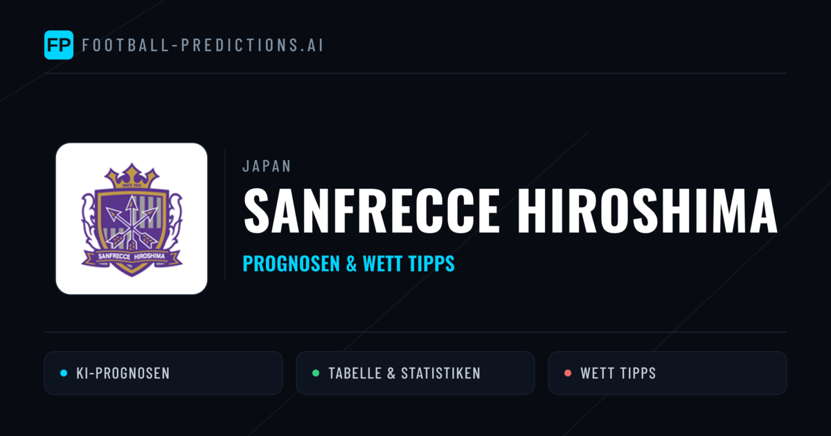Sanfrecce Hiroshima Prognosen & Statistiken