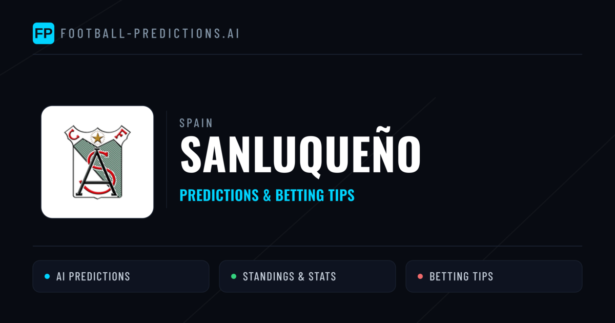 Sanluqueño Predictions & Stats
