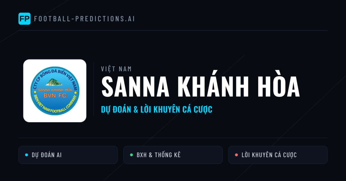 Sanna Khánh Hòa Dự đoán & Thống kê