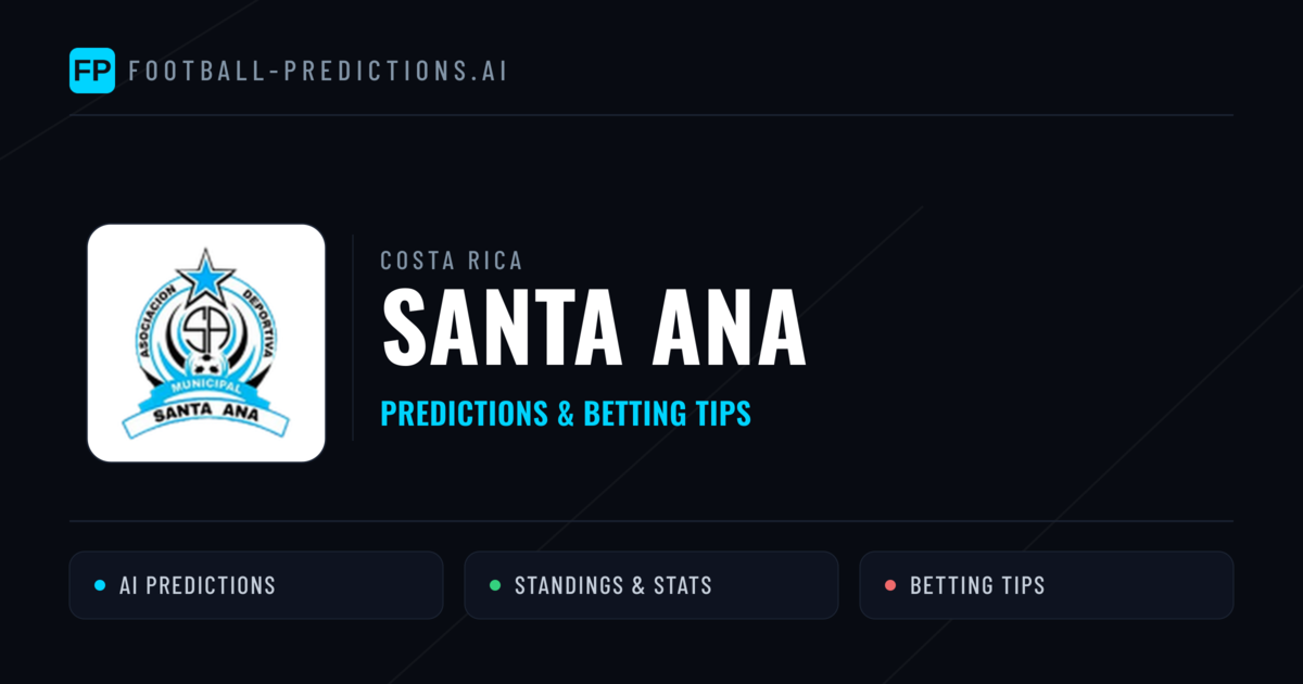 Santa Ana Predictions & Stats