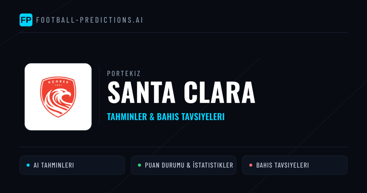 Santa Clara Tahminleri & İstatistikler
