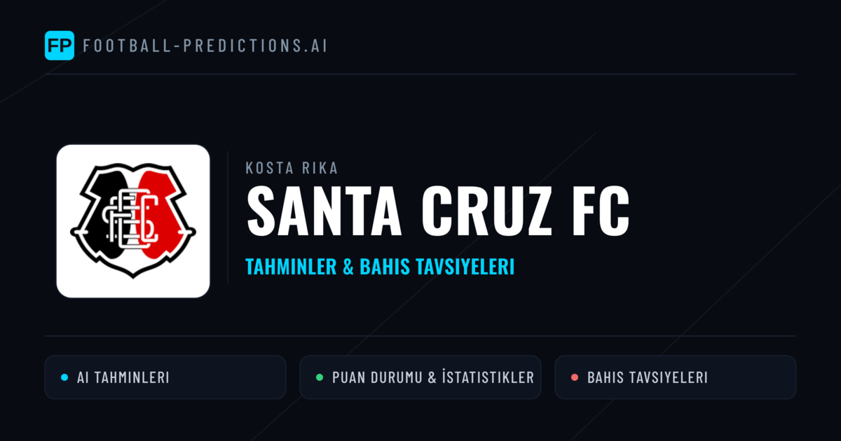 Santa Cruz FC Tahminleri & İstatistikler