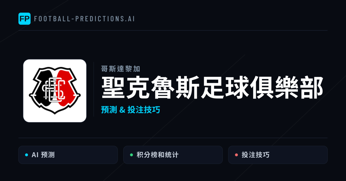 聖克魯斯足球俱樂部 運彩分析|足球預測與數據