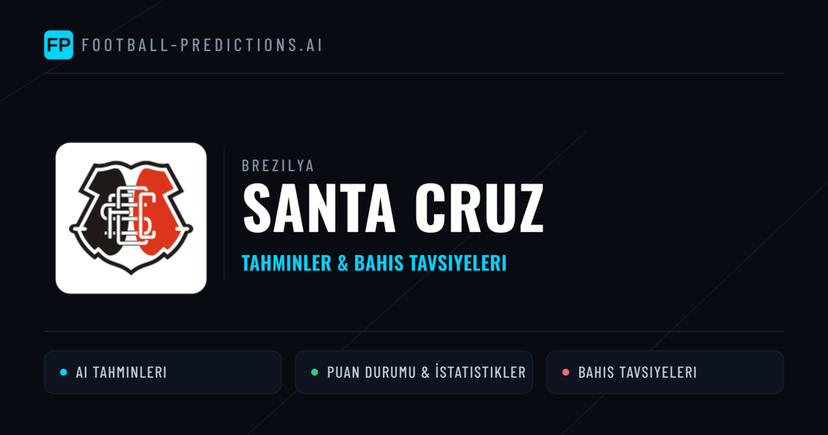 Santa Cruz Tahminleri & İstatistikler