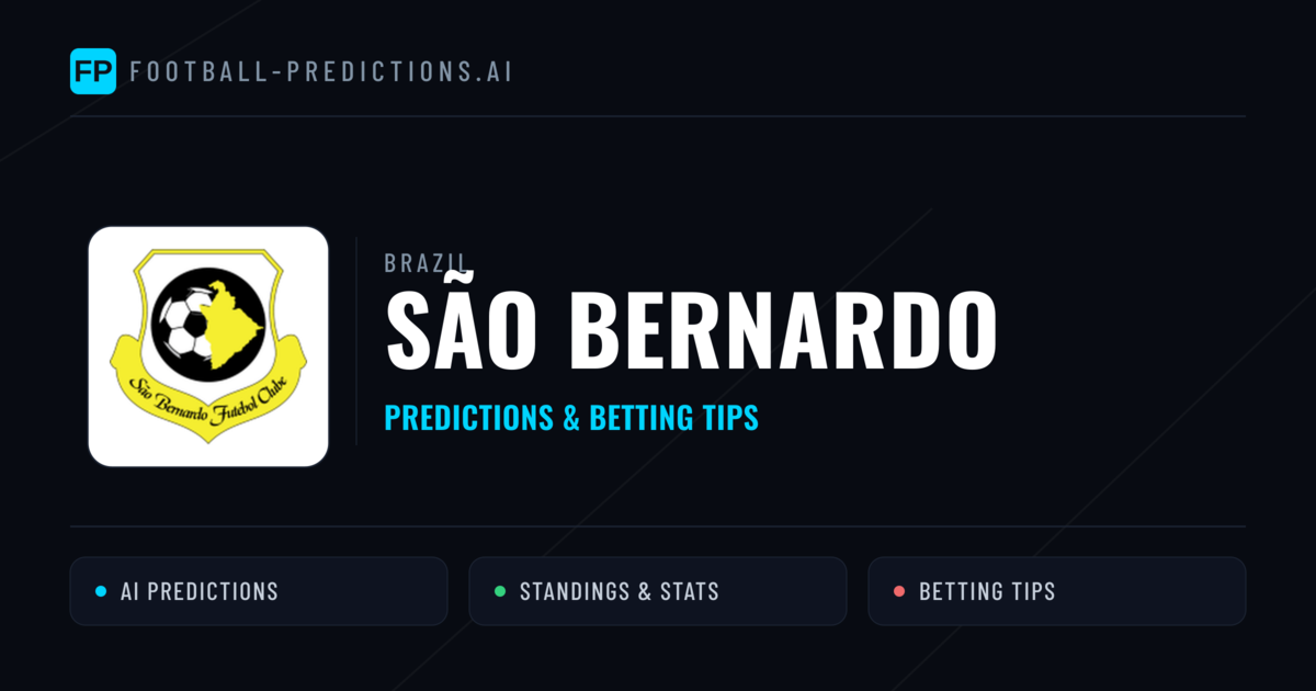 São Bernardo Predictions & Stats
