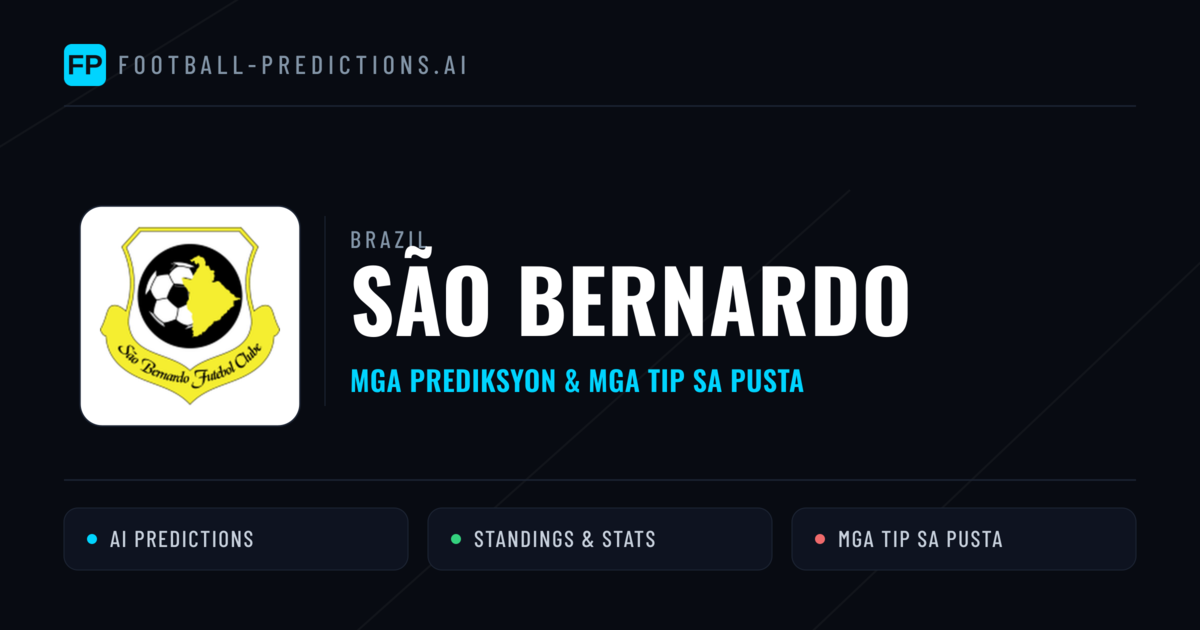 São Bernardo Predictions & Stats