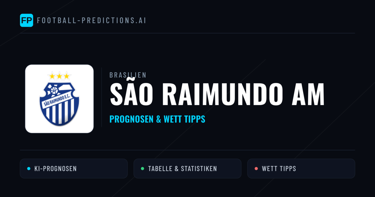 São Raimundo AM Prognosen & Statistiken