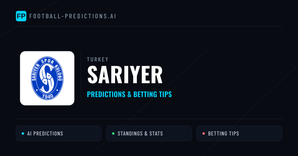 Sarıyer Predictions & Stats