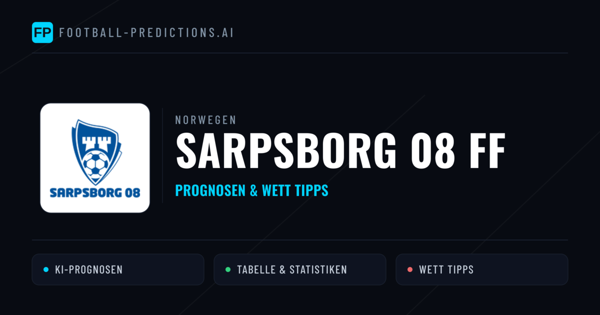 Sarpsborg 08 FF Prognosen & Statistiken