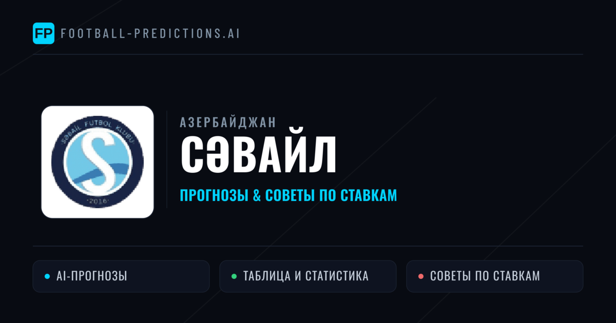 Сəbайл прогнозы и статистика