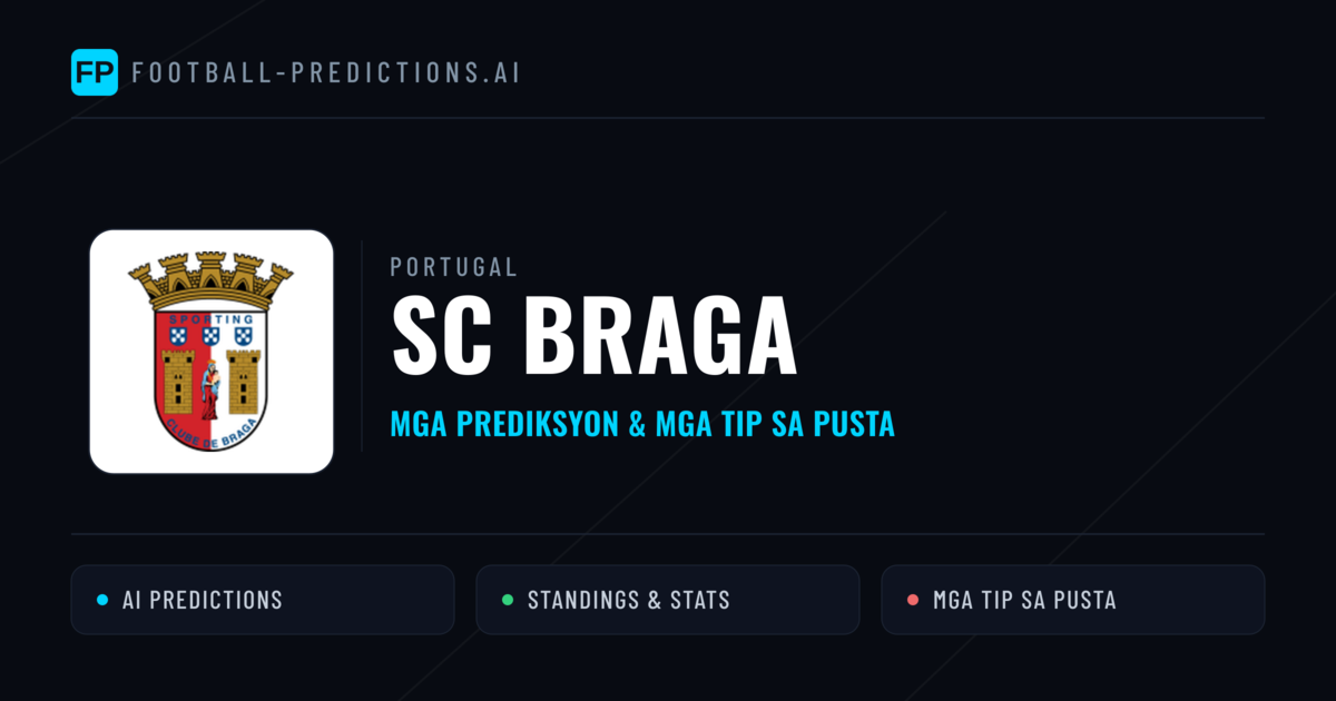 SC Braga Predictions & Stats