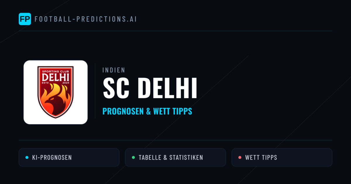 SC Delhi Prognosen & Statistiken