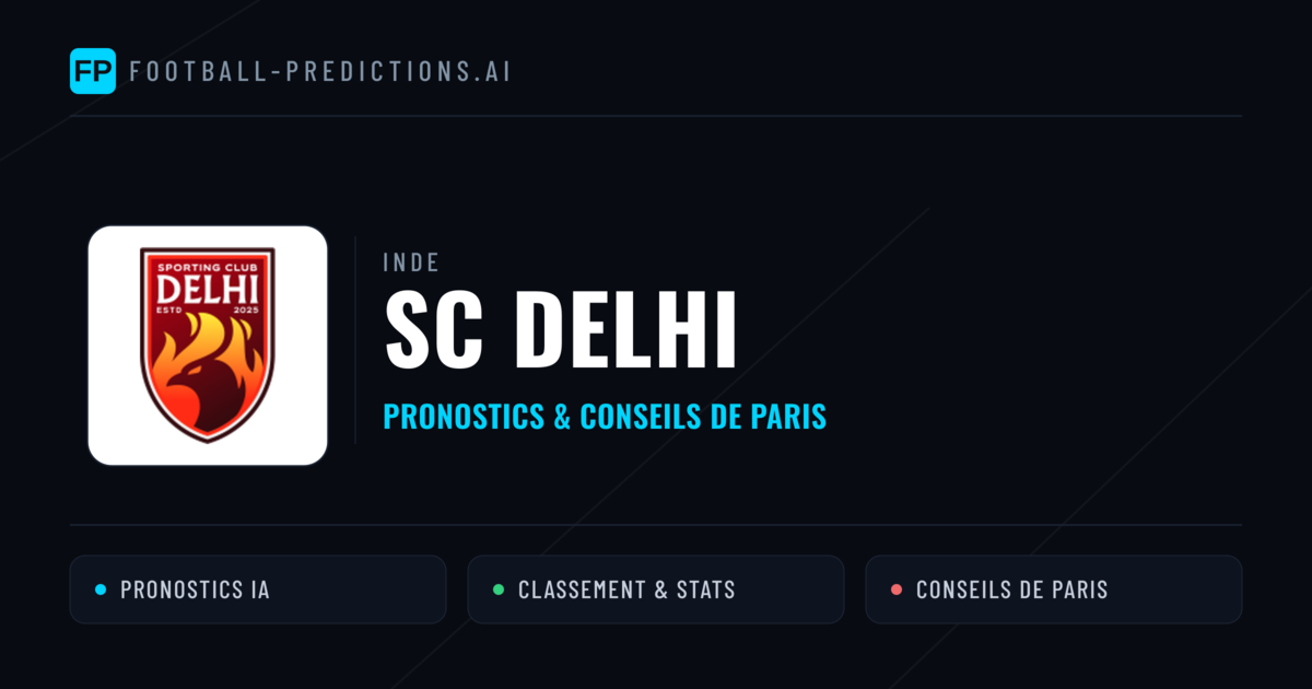 SC Delhi Pronostics & Statistiques