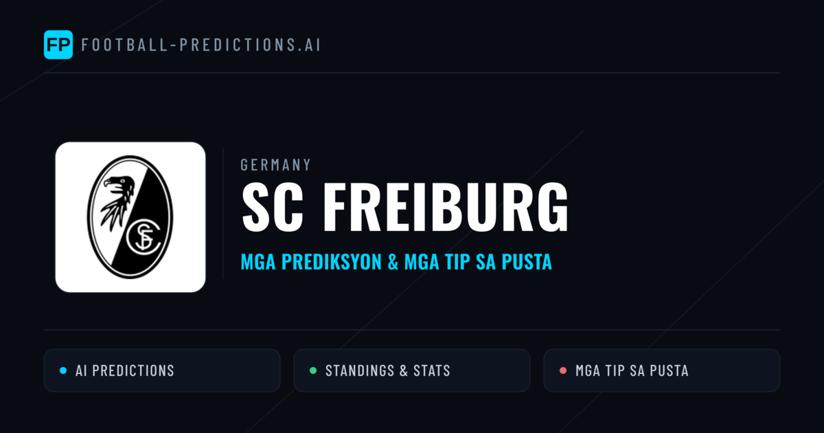 SC Freiburg Predictions & Stats