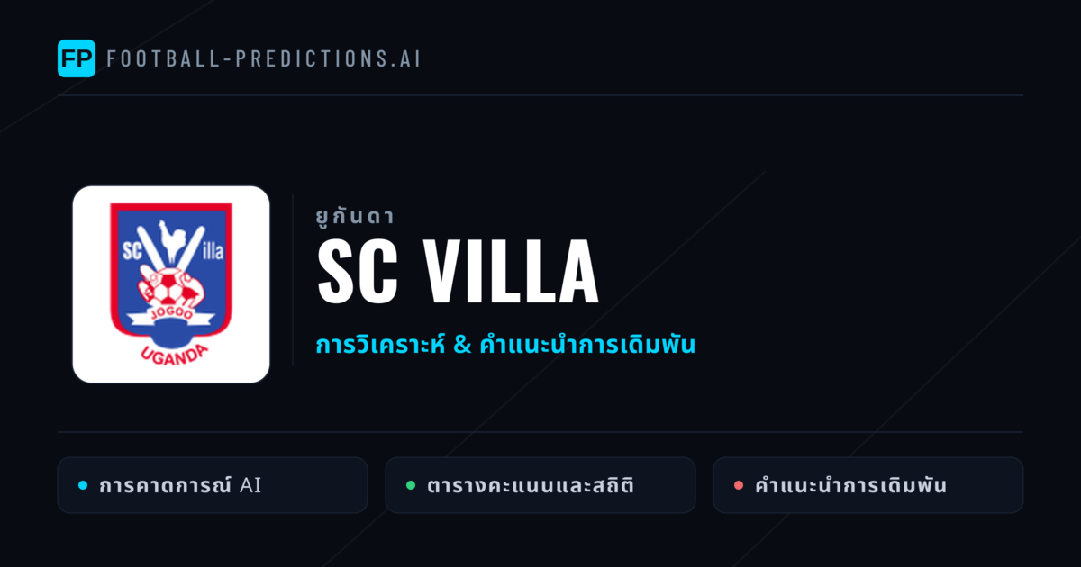 SC Villa การวิเคราะห์และสถิติ