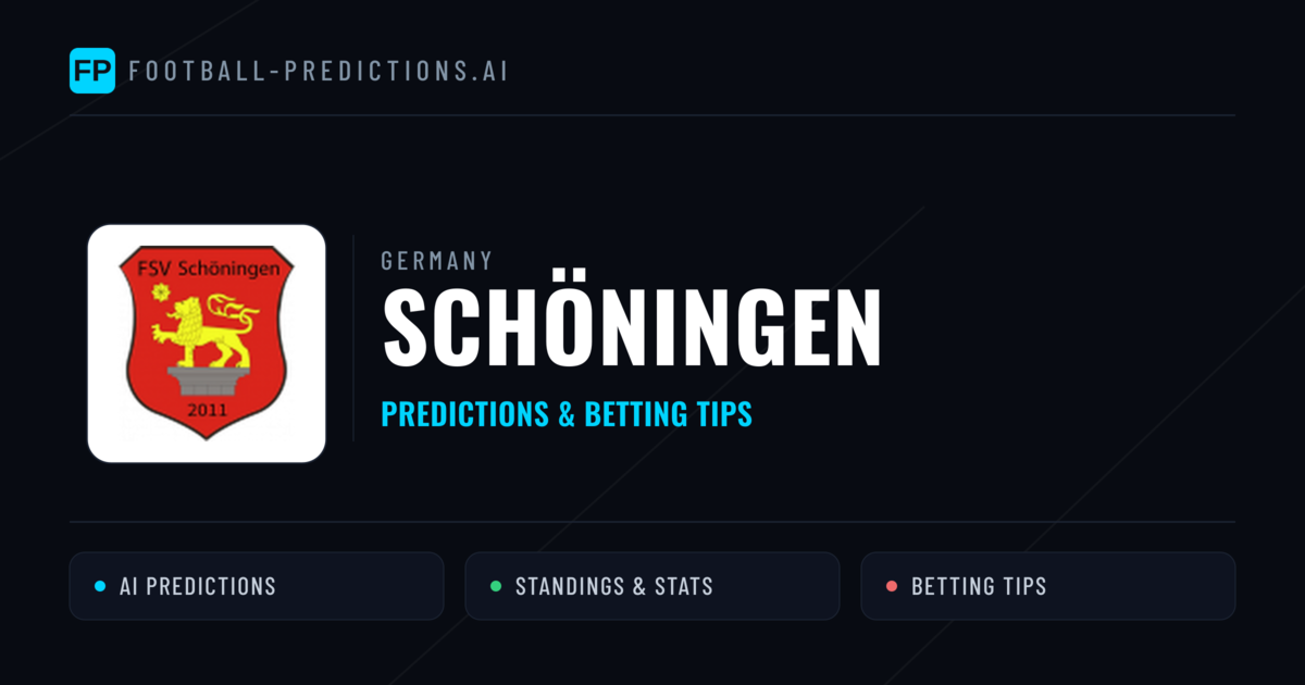 Schöningen Predictions & Stats