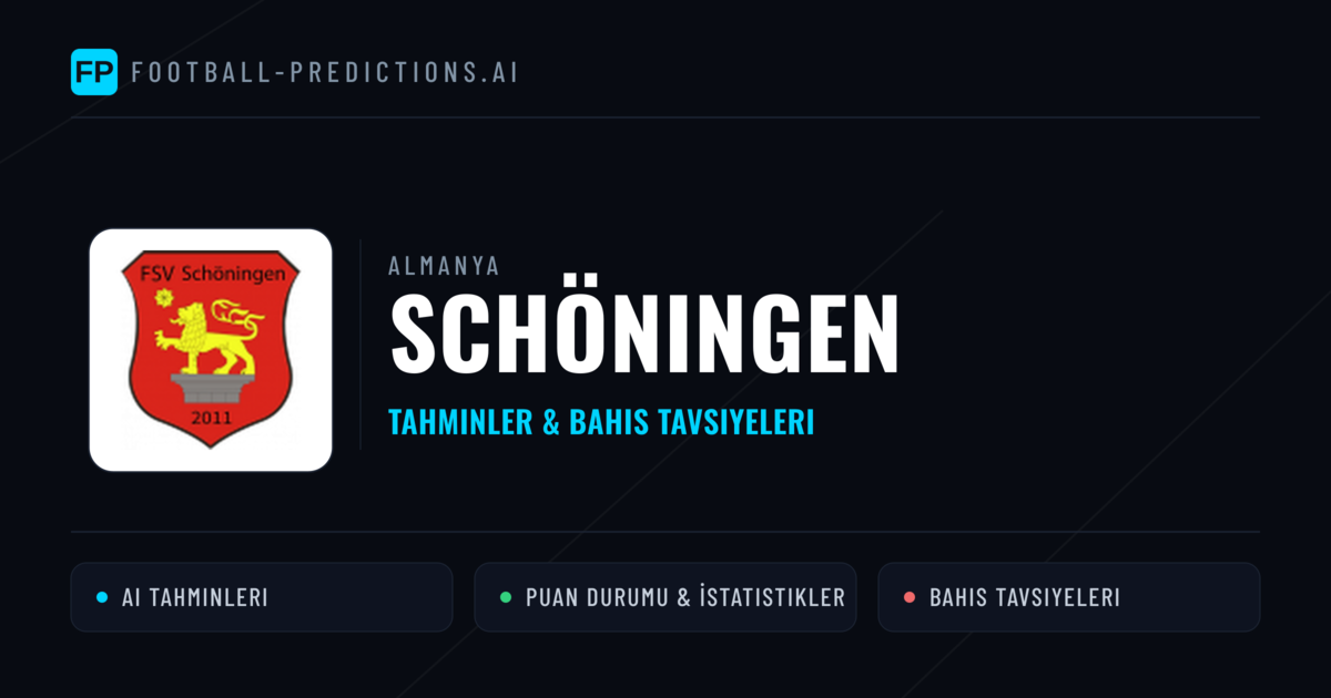 Schöningen Tahminleri & İstatistikler