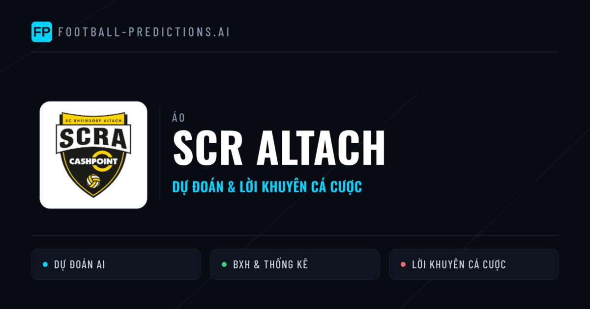SCR Altach Dự đoán & Thống kê