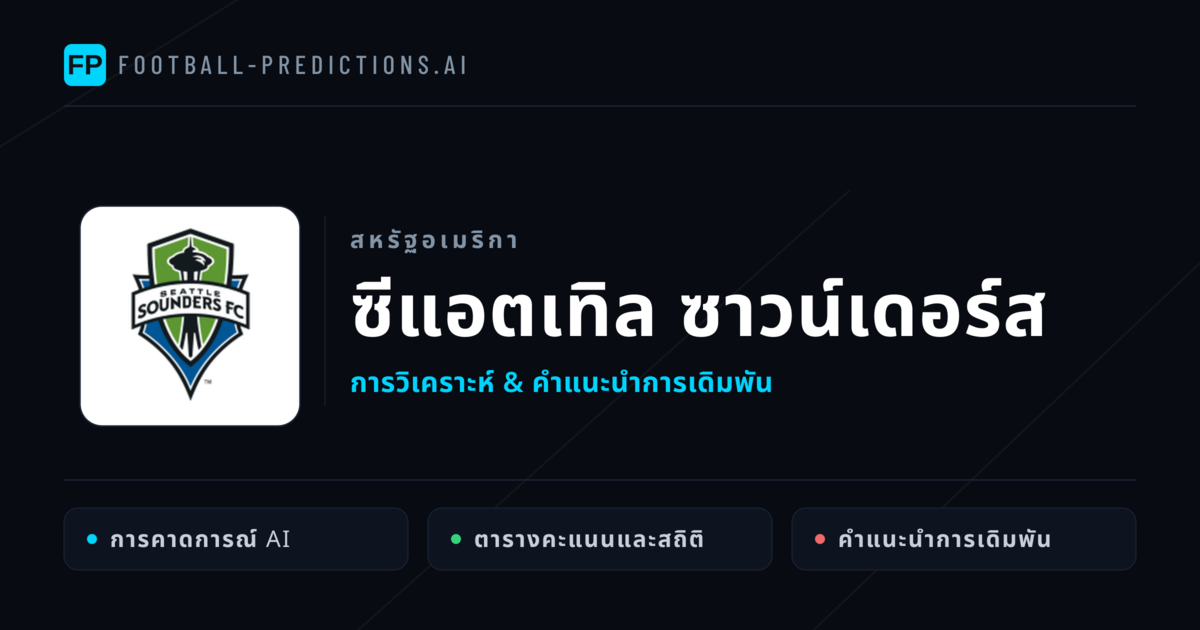ซีแอตเทิล ซาวน์เดอร์ส การวิเคราะห์และสถิติ