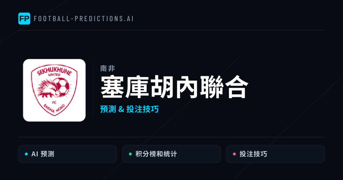 塞庫胡內聯合 運彩分析｜足球預測與數據