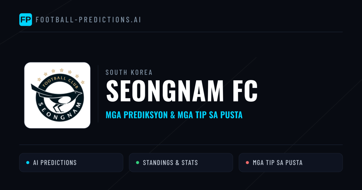 Seongnam FC Predictions & Stats