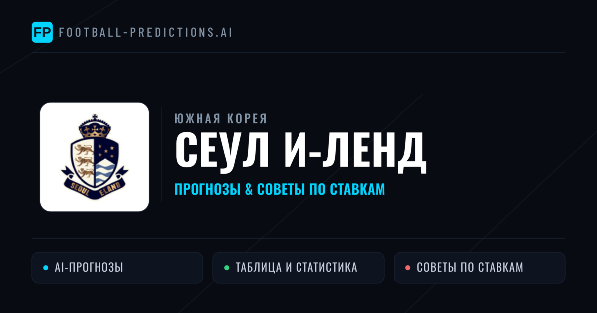 Сеул И-Ленд прогнозы и статистика