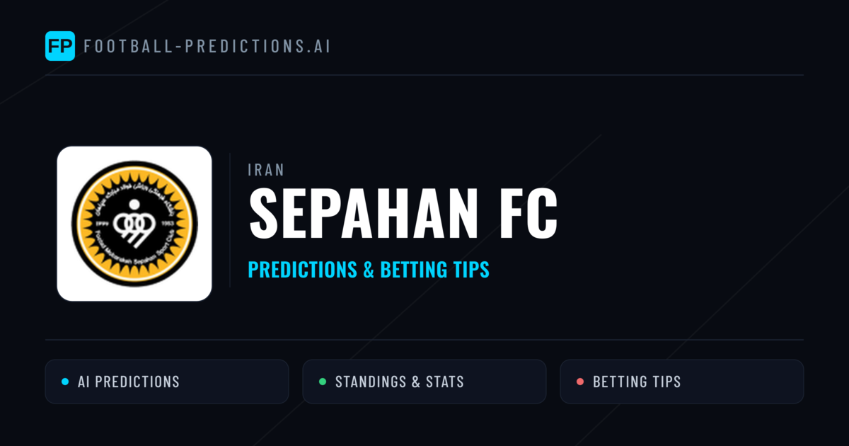 Sepahan FC Predictions & Stats