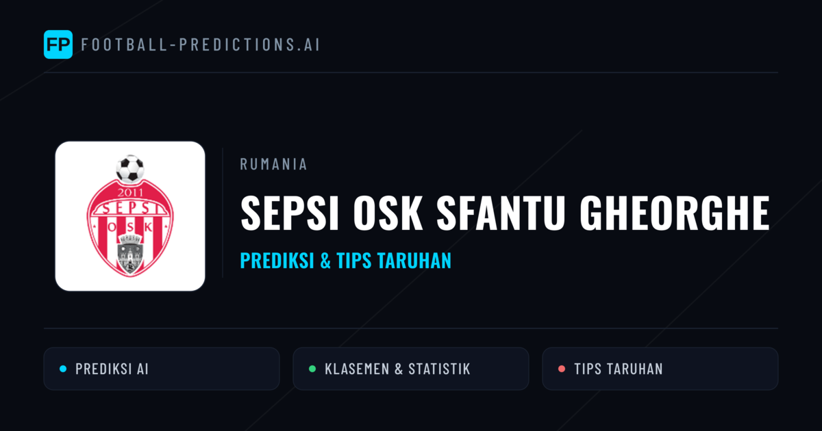 Sepsi OSK Sfantu Gheorghe Prediksi & Statistik Piala Dunia
