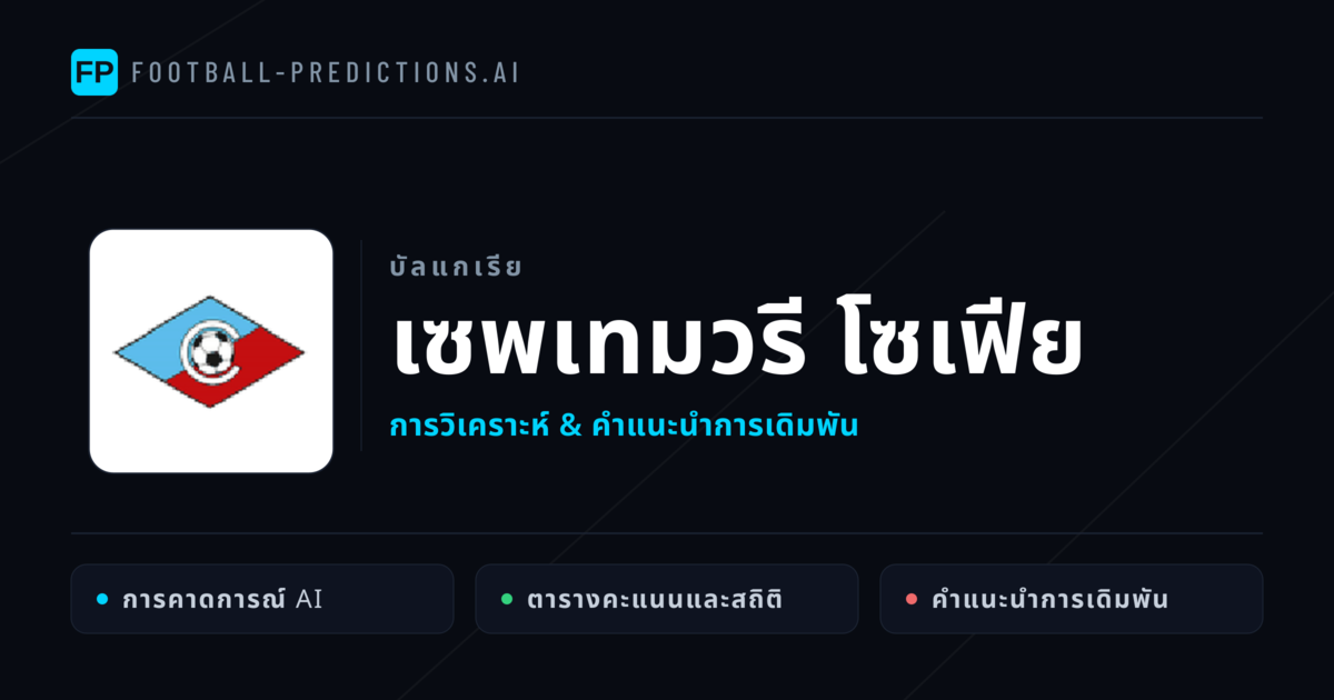 เซพเทมวรี โซเฟีย การวิเคราะห์และสถิติ