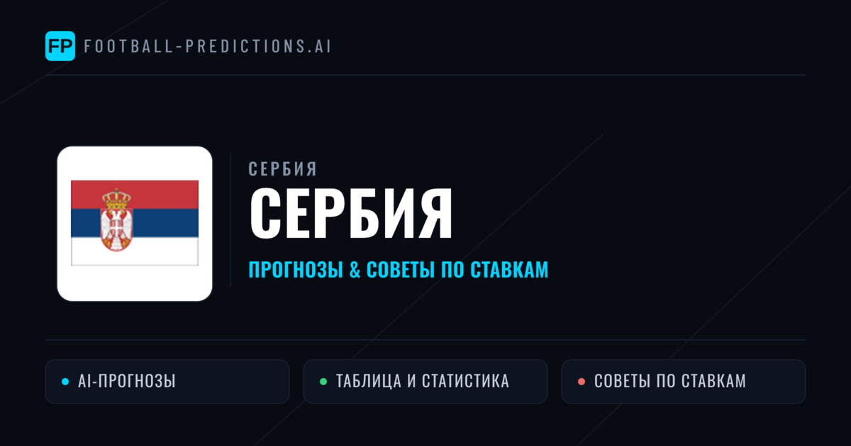Сербия прогнозы и статистика