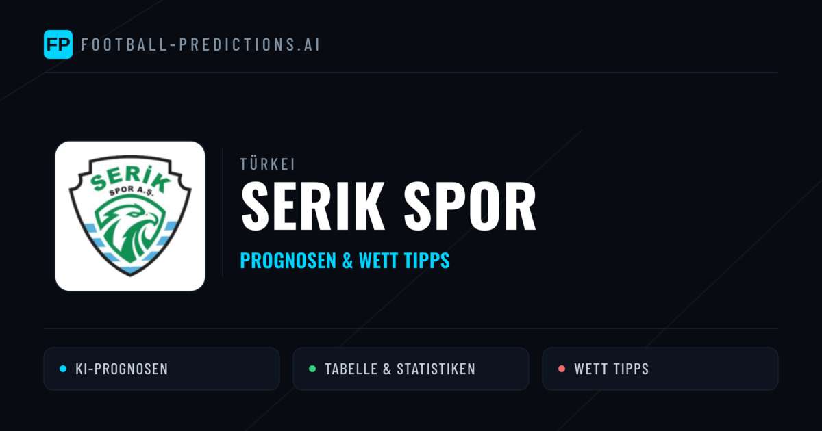 Serik Spor Prognosen & Statistiken