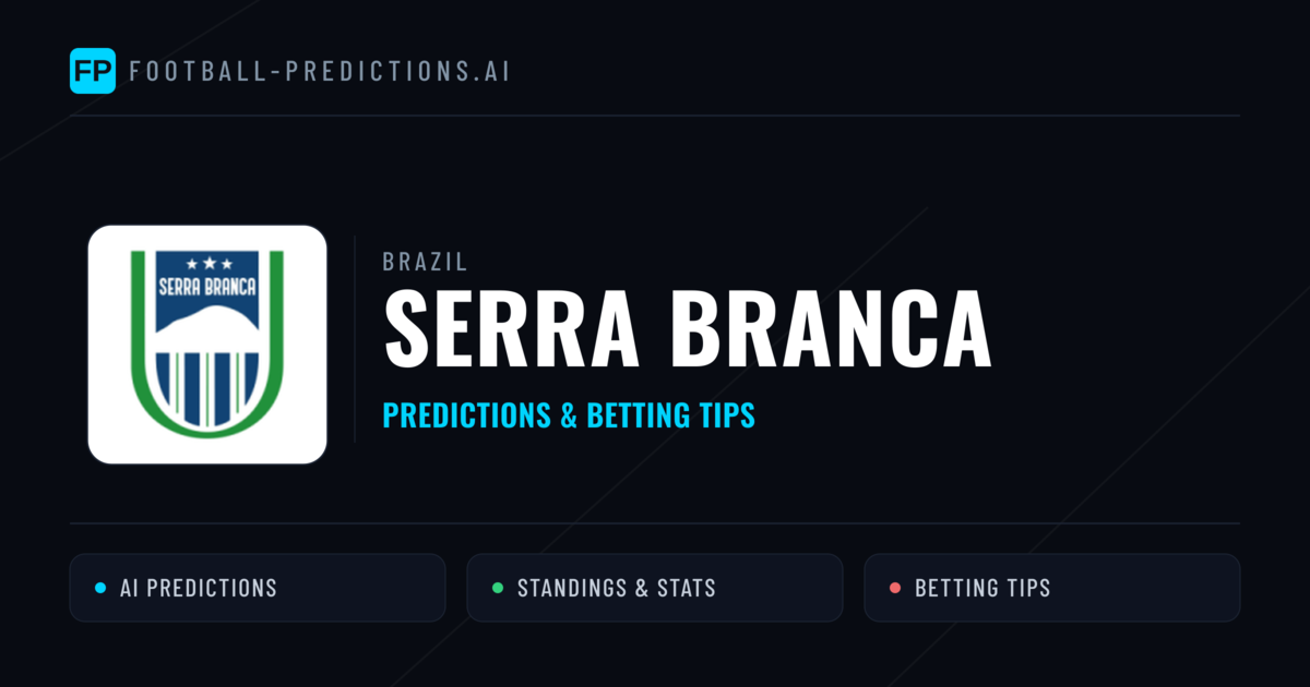 Serra Branca Predictions & Stats