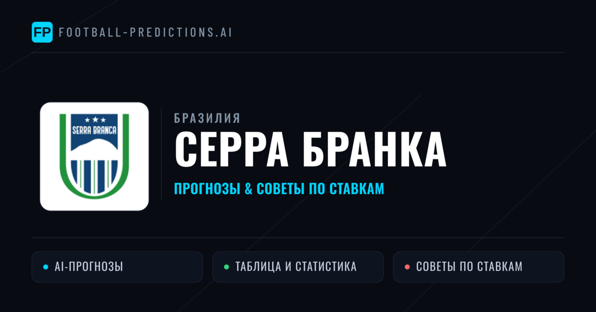 Серра Бранка прогнозы и статистика