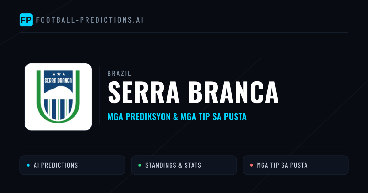 Serra Branca Predictions & Stats