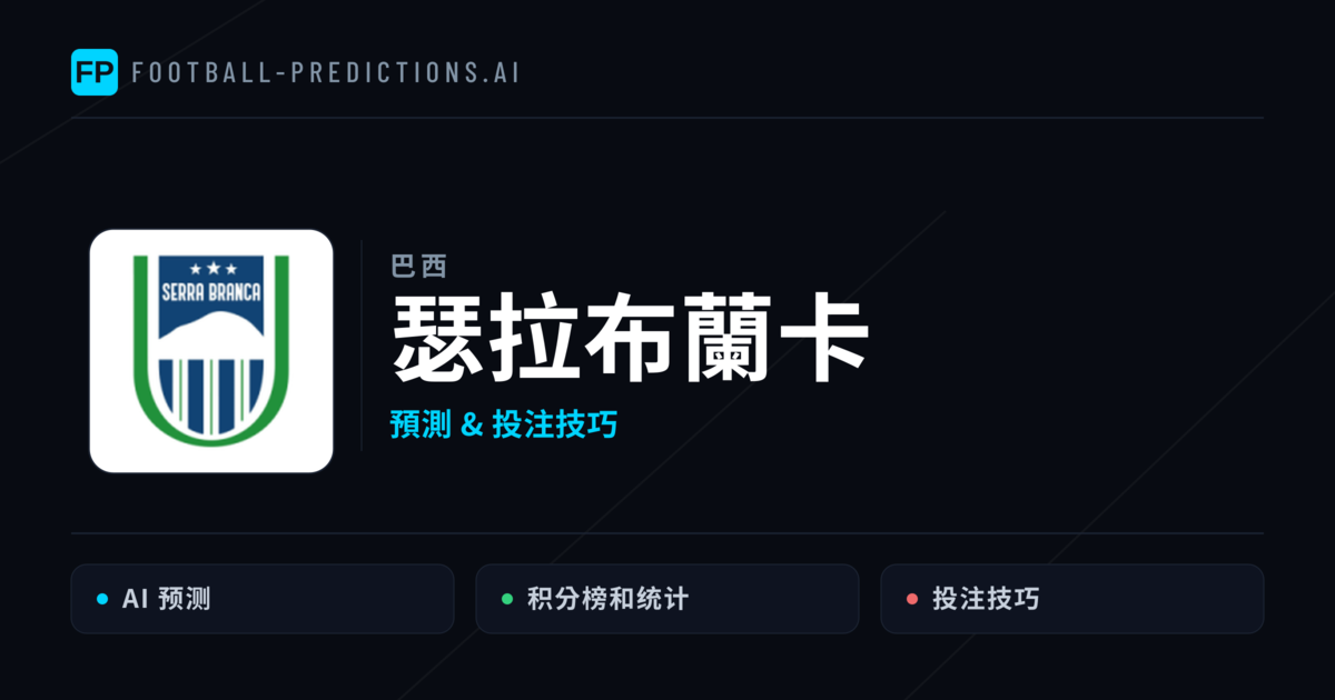 瑟拉布蘭卡 運彩分析｜足球預測與數據