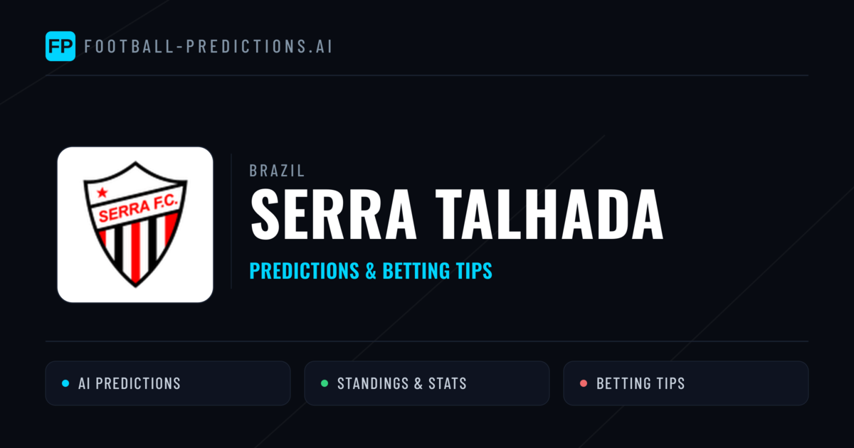 Serra Talhada Predictions & Stats