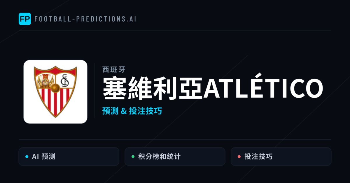 塞維利亞ATLÉTICO 運彩分析|足球預測與數據