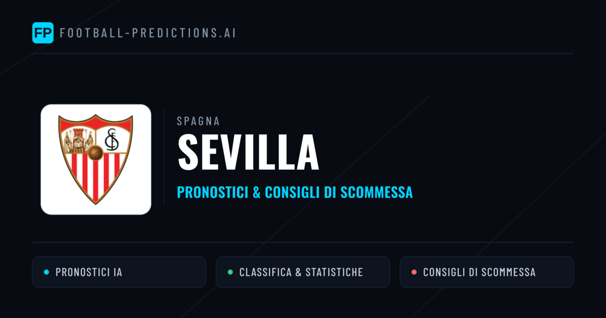Pronostici e Statistiche Sevilla