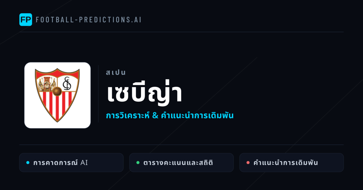 เซบีญ่า การวิเคราะห์และสถิติ