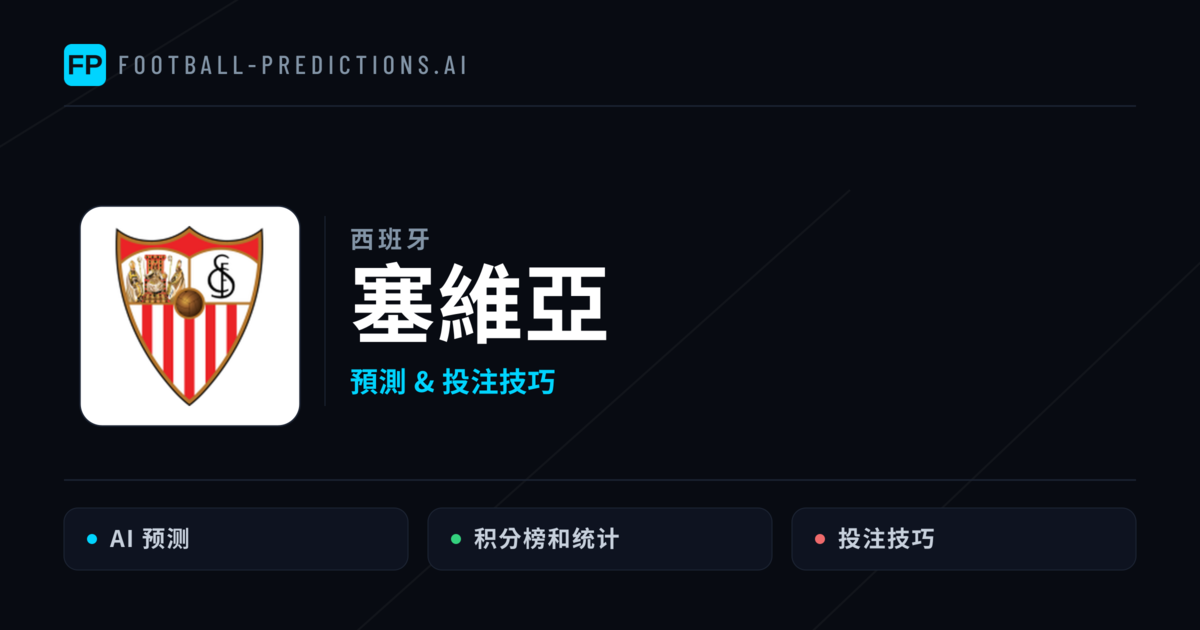 塞維亞 運彩分析|足球預測與數據