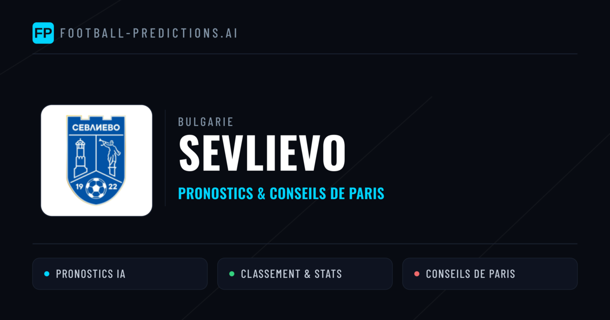 Sevlievo Pronostics & Statistiques