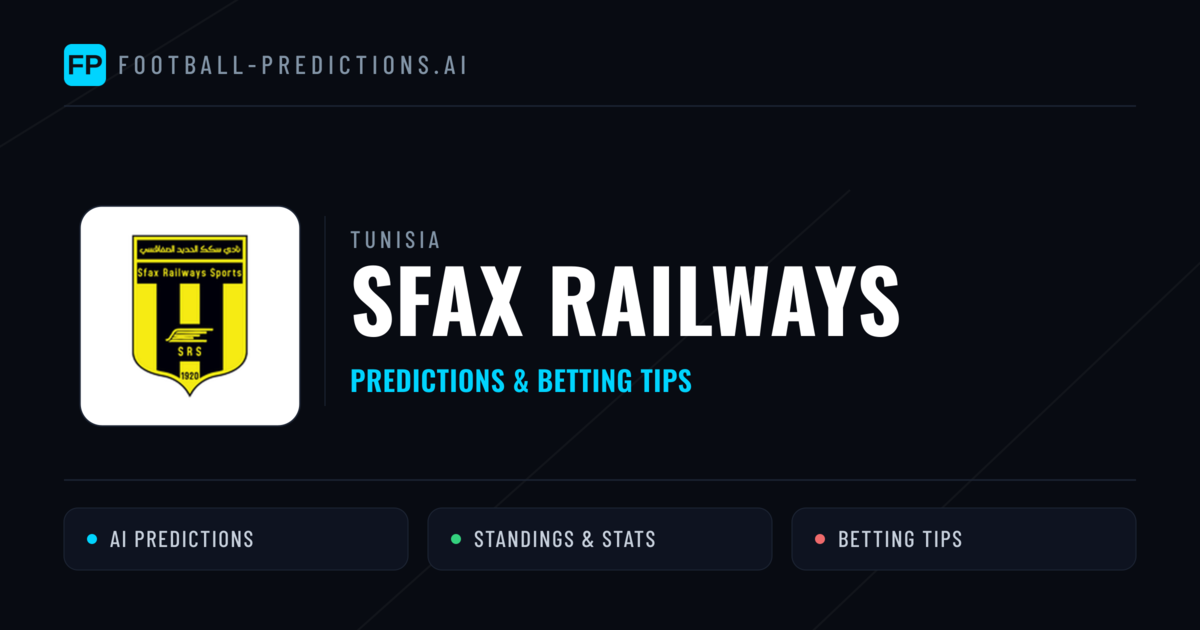 Sfax Railways Predictions & Stats