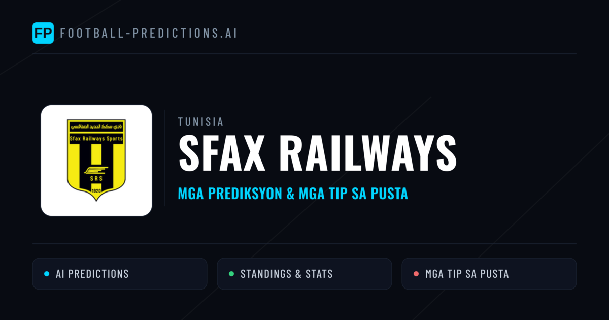 Sfax Railways Predictions & Stats